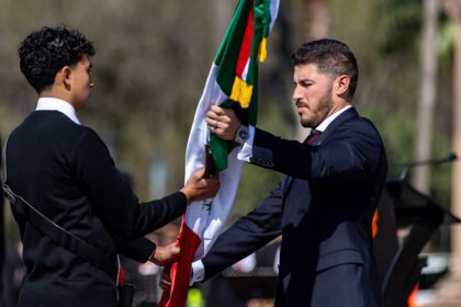 Nuevo León conmemora el Día de la Bandera