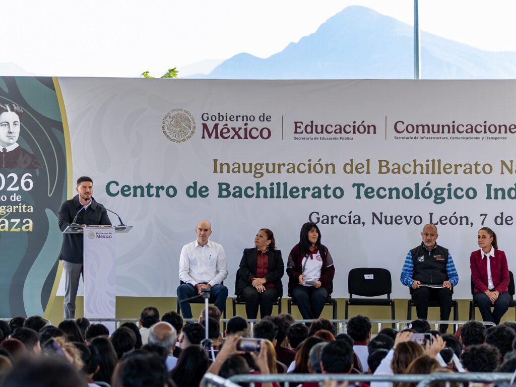 Nuevo León refuerza educación media superior con CBTIS 299 en García