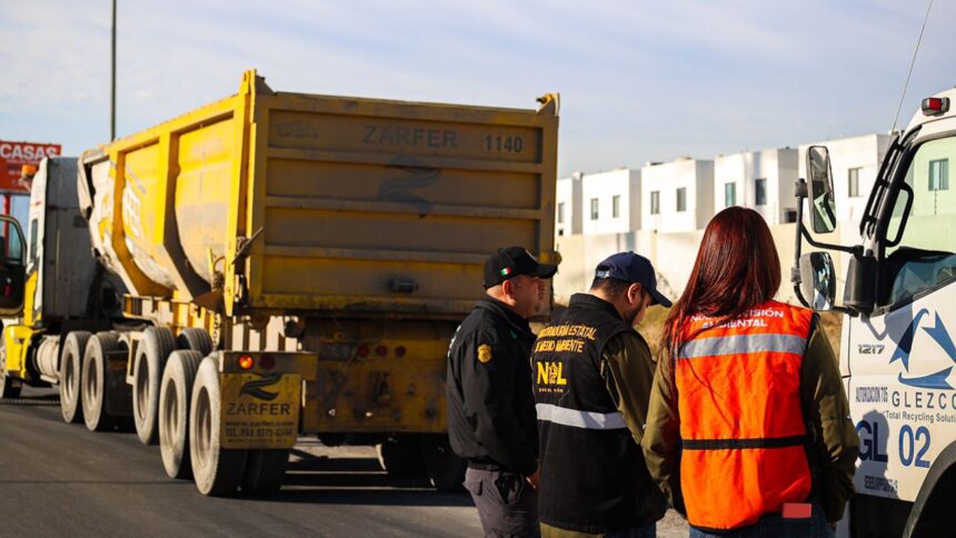 Refuerzan operativos ambientales contra transporte de carga en NL