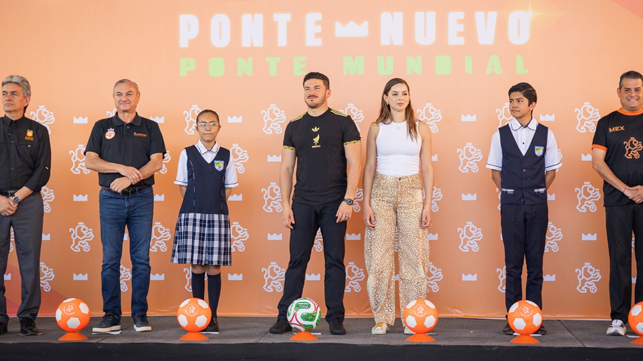 Samuel y Mariana inauguran cancha 450 en Guadalupe