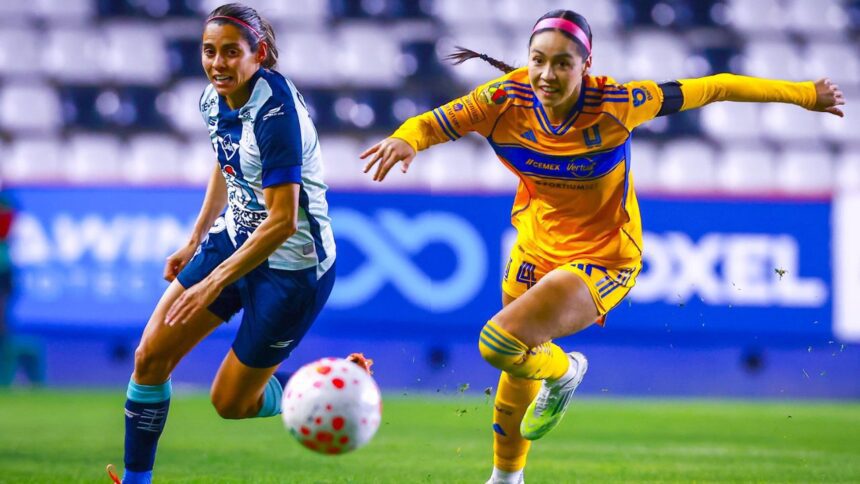 Diana Ordóñez rescata a Tigres Femenil con doblete en Pachuca