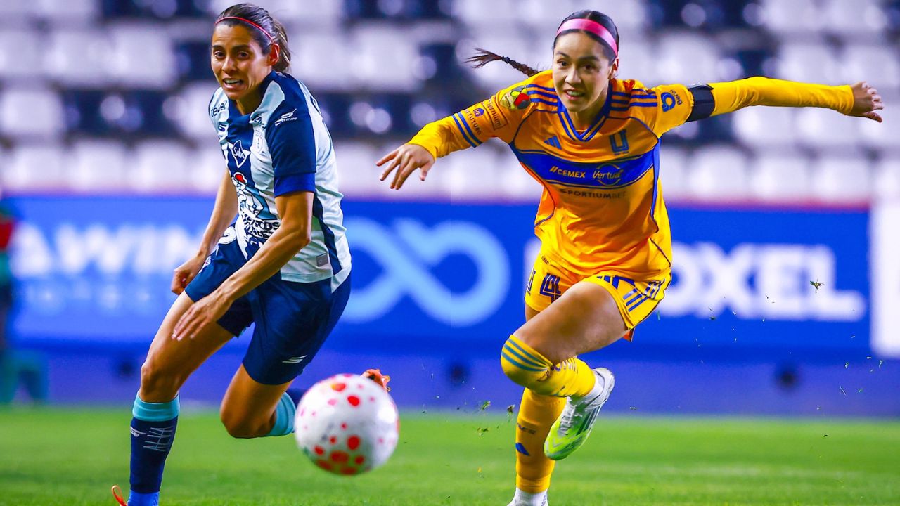 Diana Ordóñez rescata a Tigres Femenil con doblete en Pachuca