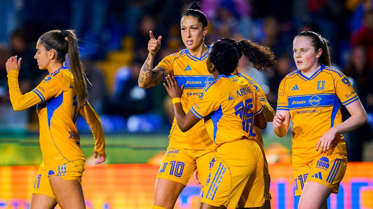 Tigres Femenil aplasta 4-2 a Cruz Azul y en la jornada 7 del Clausura 2026