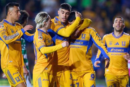 Tigres golea 5-1 a Santos y rompe su sequía de goles en casa