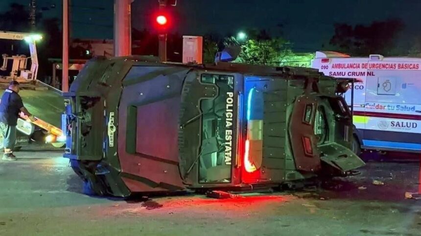 Volcadura de unidad Black Mamba deja seis lesionados en Guadalupe