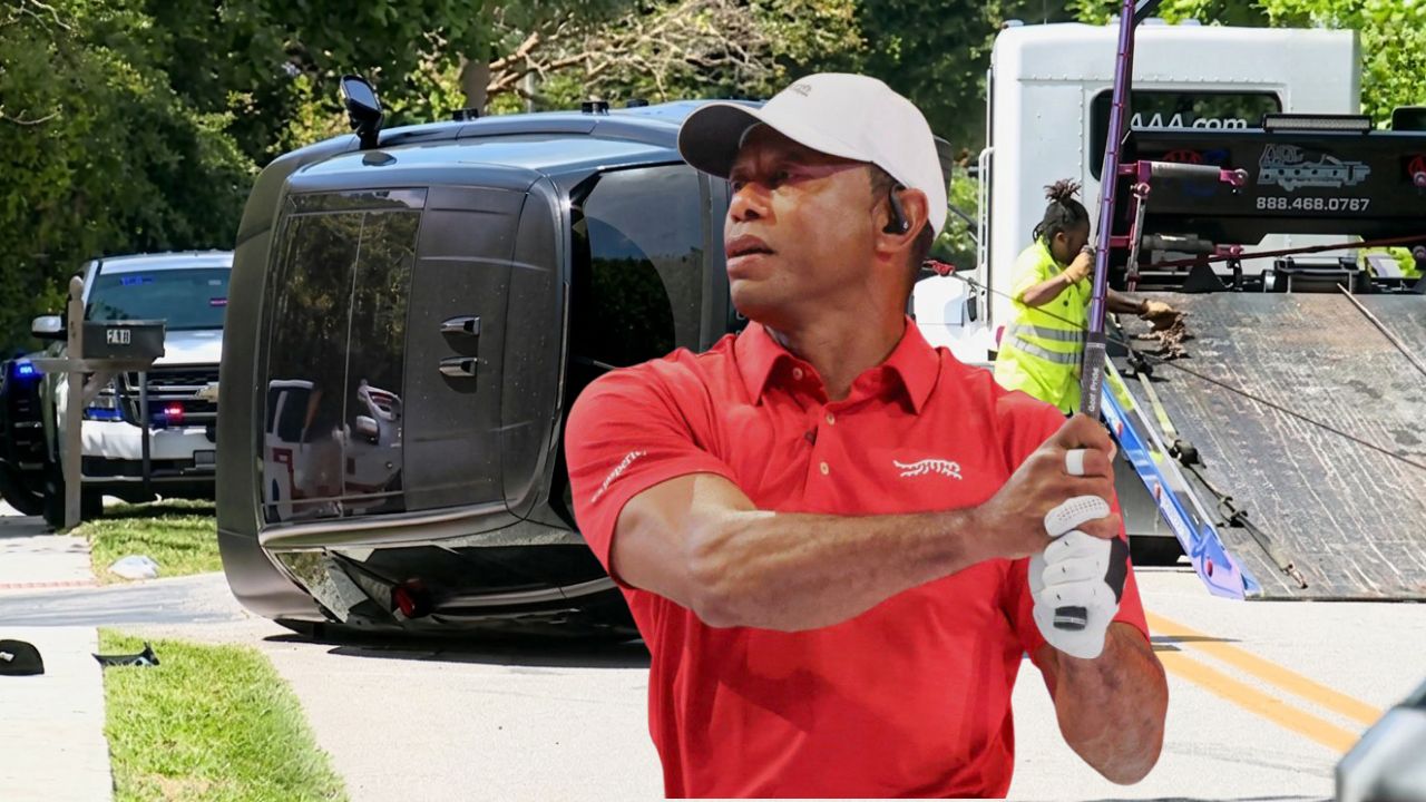 Arrestan a Tiger Woods tras volcar camioneta y negarse a prueba de orina