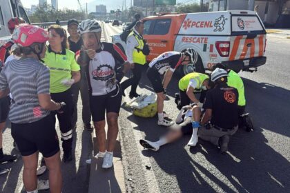 Atropellan a ciclista de 81 años en Morones Prieto