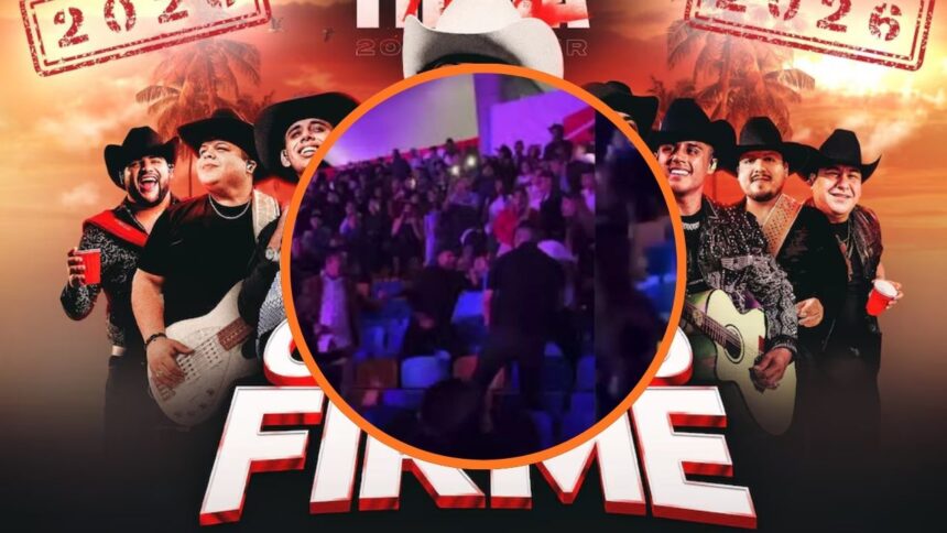 Pelea en concierto de Grupo Firme desata caos en Honduras