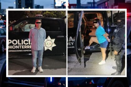 Capturan a pareja con 55 dosis de droga en la colonia Industrial en Monterrey