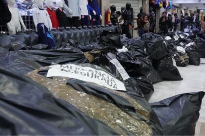 CDMX: Decomisan 25 toneladas de piratería del Mundial 2026 en Tepito