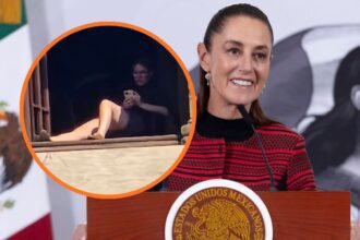 ¡No era IA! Sheinbaum confirma que una mujer tomó el sol en Palacio Nacional, fue sancionada