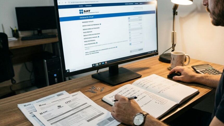 ¿Piden CURP biométrica para Declaración Anual 2026 del SAT?