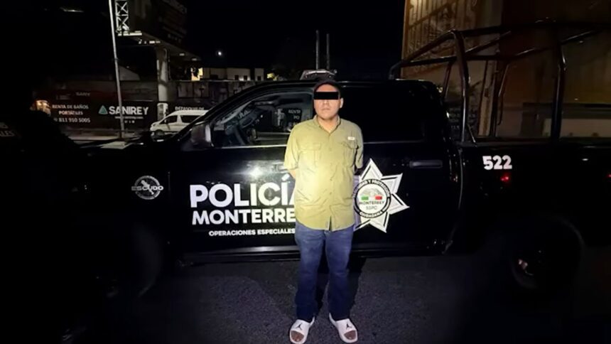 Cae hombre por robar grúa en Monterrey; lo captan cámaras