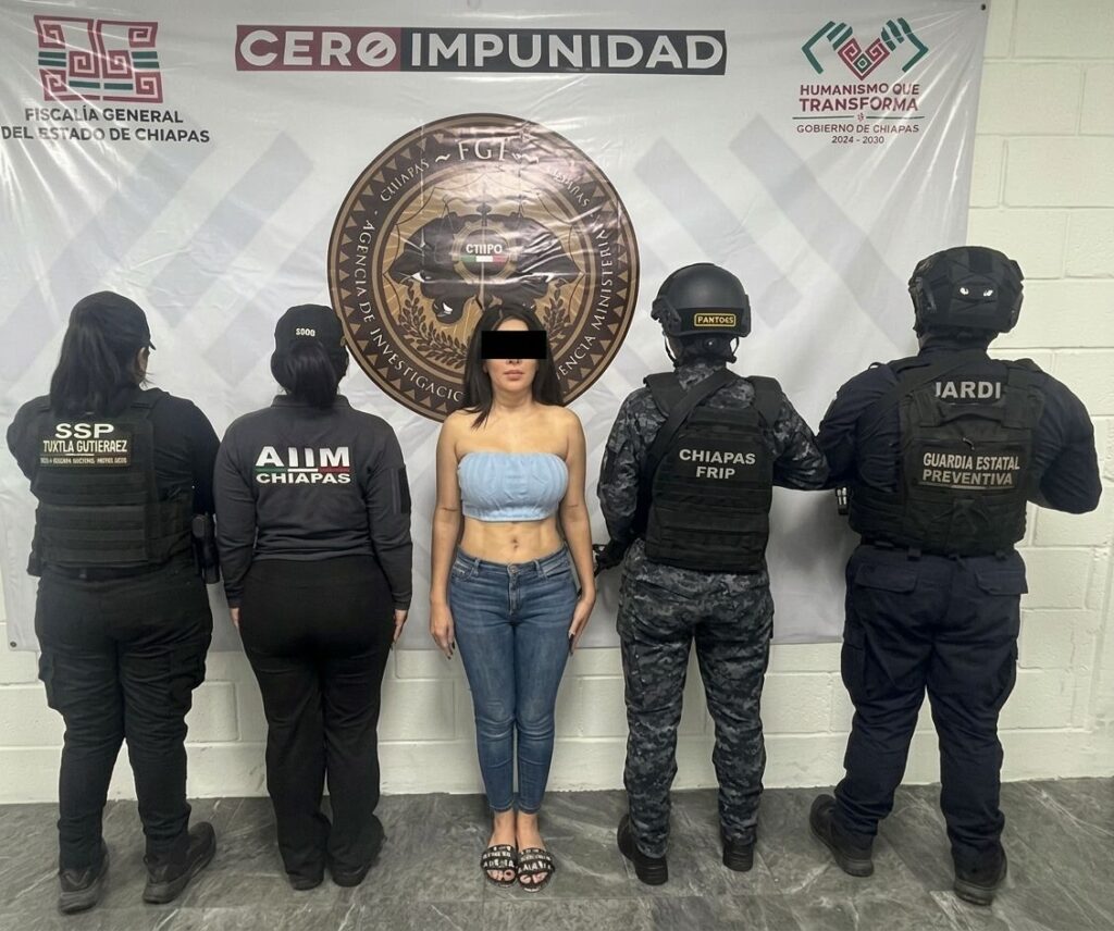 Arrestan a mujer en Chiapas por presuntas amenazas digitales