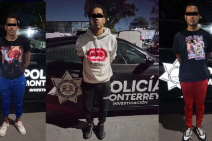 Policía de Monterrey detiene a tres cubanos con droga
