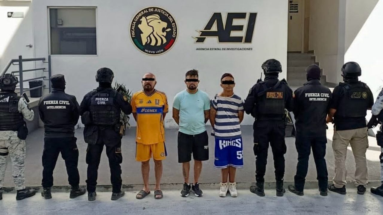 Caen tres generadores de violencia armados en Monterrey