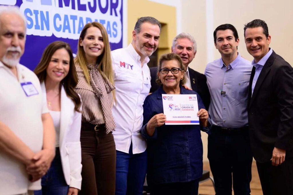 Gobierno de Monterrey lanza programa gratuito de cirugías de cataratas