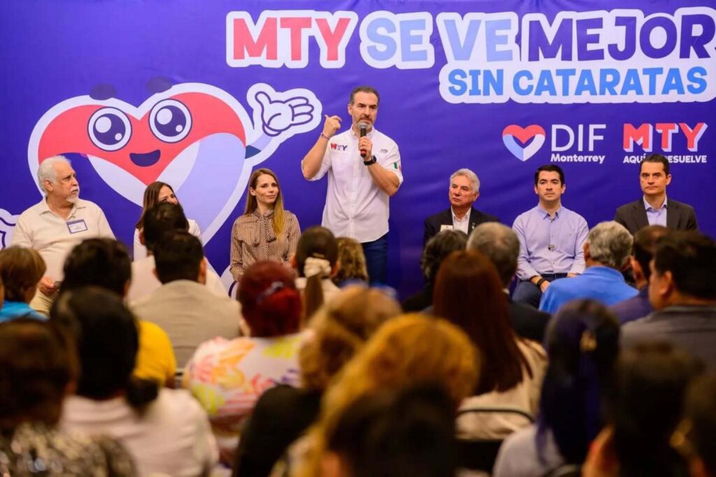 Gobierno de Monterrey lanza programa gratuito de cirugías de cataratas