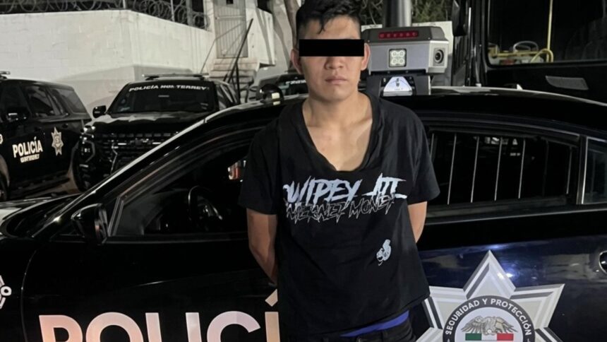 Detienen a hondureño por golpear a su pareja en Monterrey