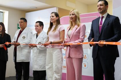 Mariana Rodríguez inaugura lactario 127 en Hospital Universitario