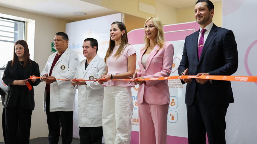 Mariana Rodríguez inaugura lactario 127 en Hospital Universitario
