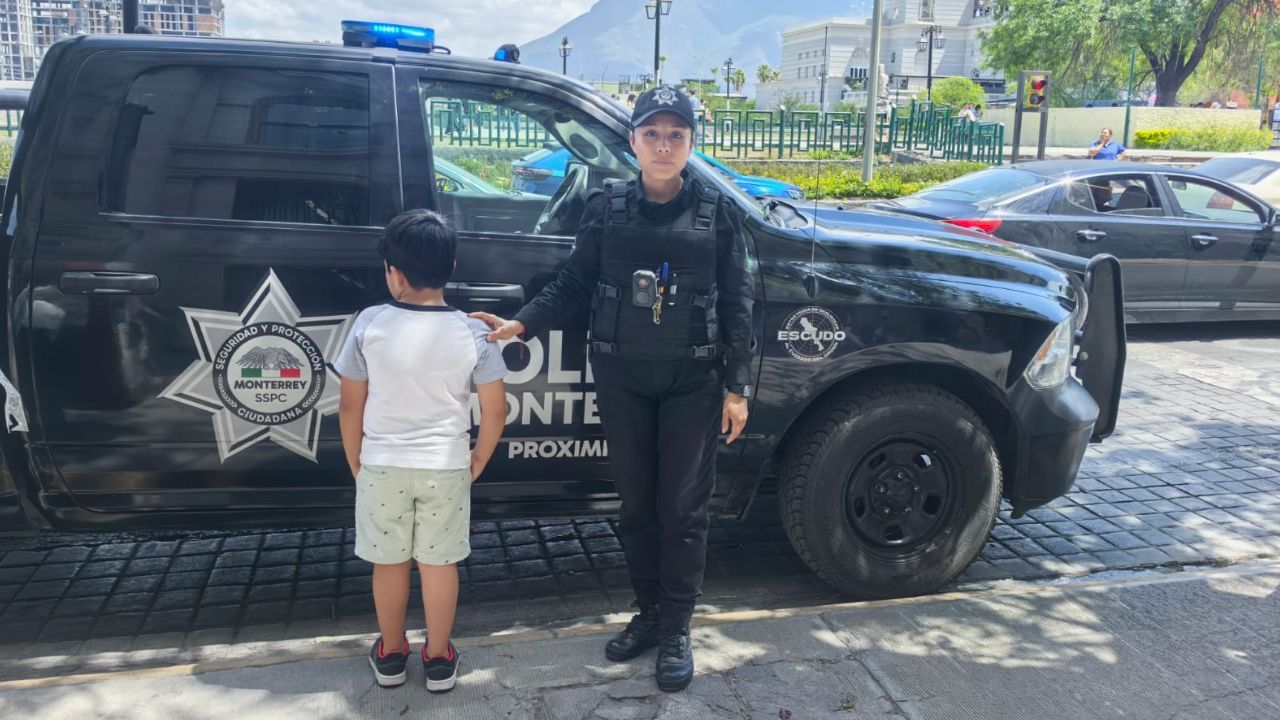 Localizan a niño extraviado en Plaza Morelos Monterrey