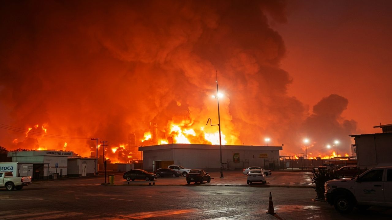 Pemex confirma varios fallecidos tras incendio en Dos Bocas