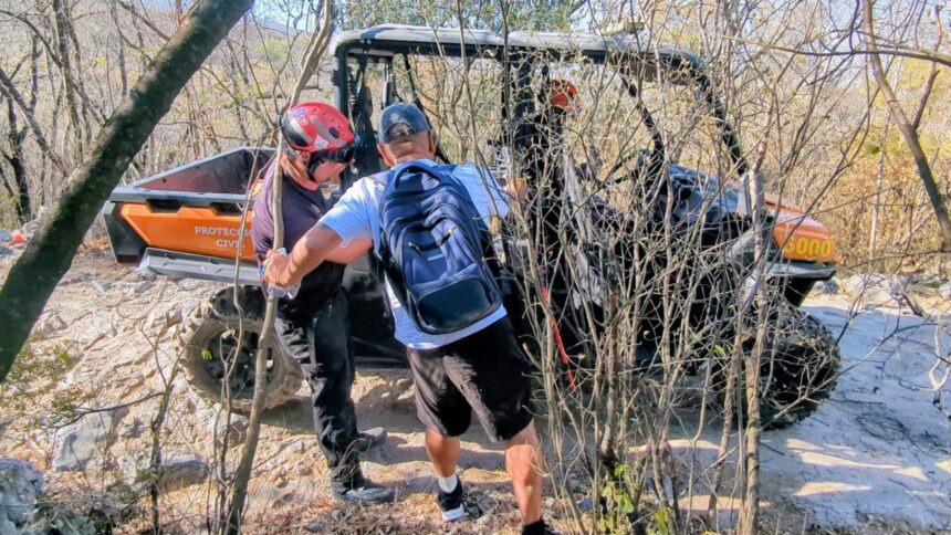 Rescatan a hombre lesionado en el Cerro de la Silla