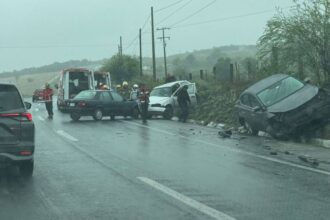 Accidente múltiple en Carretera Nacional deja 4 heridos