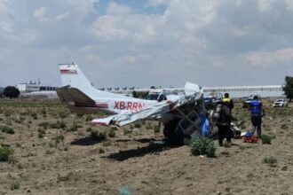 Avioneta se desploma en Puebla; hay 3 fallecidos y un herido