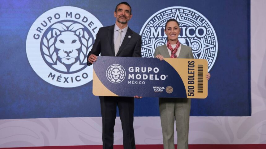 Grupo Modelo regalarán 500 boletos para Mundial 2026 en México