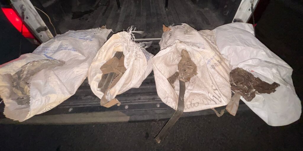 Detienen a cuatro por robo de chatarra en tren; hay una menor