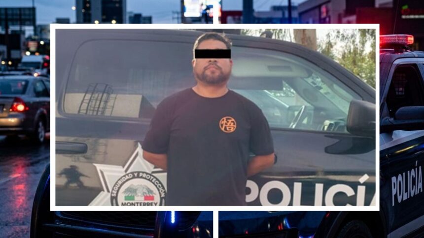Detienen a falso policía en Monterrey; usurpaba funciones
