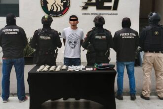 Capturan a joven con más de 100 dosis de droga en Santa Catarina