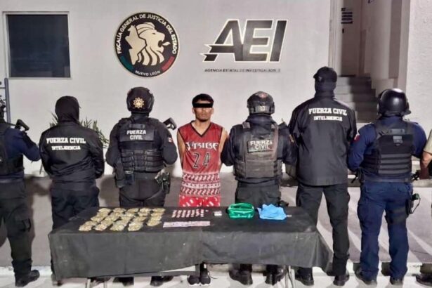 Detienen a joven con droga en colonia Tepeyac, Linares