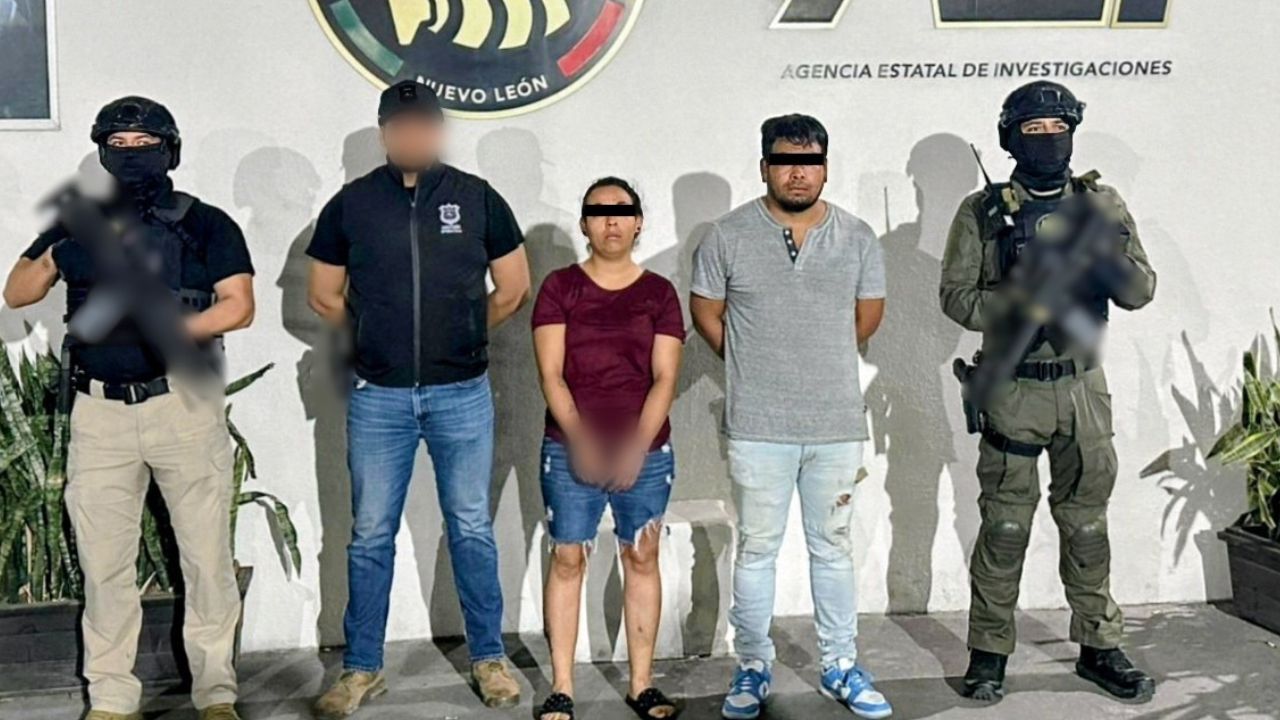 Capturan en Monterrey a pareja ligada a homicidio de policía en San Luis Potosí