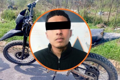 Cae ladrón tras robar moto en Guadalupe; GPS permitió ubicarlo