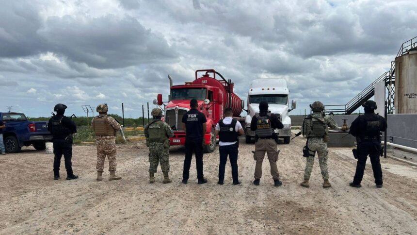 Hallan pipa robada en subestación de Pemex en Reynosa