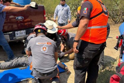 Hombre es atropellado por su camioneta en General Terán