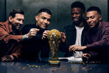 Messi, Cristiano Ronaldo, Mbappé y Vinícius Jr sorprenden en anuncio de Lego