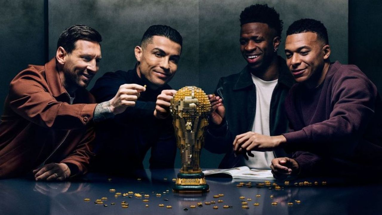 Messi, Cristiano Ronaldo, Mbappé y Vinícius Jr sorprenden en anuncio de Lego