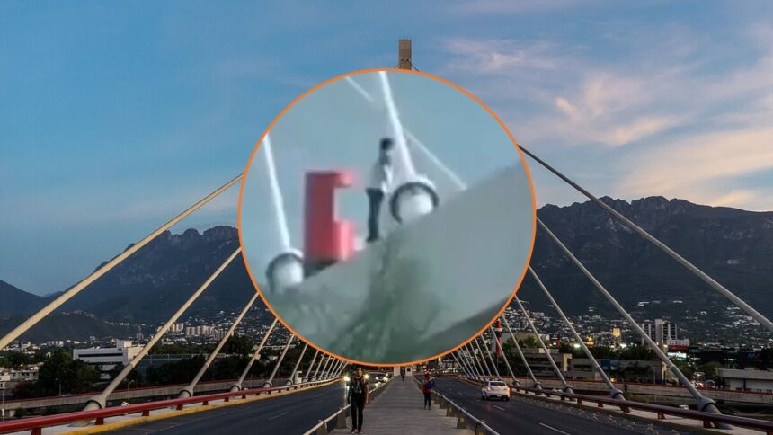 Mujer se arroja del Puente Atirantado y muere en San Pedro