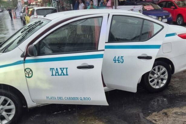 Turista denuncia privación de libertad por taxista en Playa del Carmen