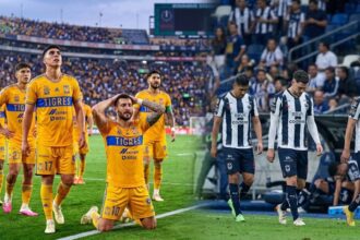 Tigres se juega pase a la Luguilla ante Atlas; Rayados rompe histórica racha. Imagen generada IA