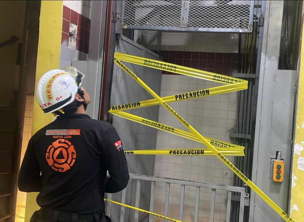 Trabajador herido tras caída de elevador en San Nicolás