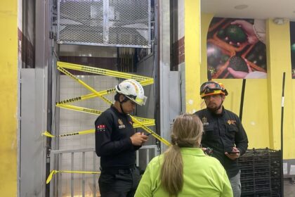 Trabajador herido tras caída de elevador en San Nicolás