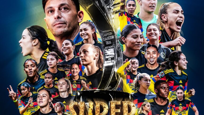 América Femenil se coronó campeonas de la Liga MX Femenil tras vencer a Rayadas en la final