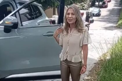 Diputada de Morena Ana Miriam Ferráez choca y abandona lugar