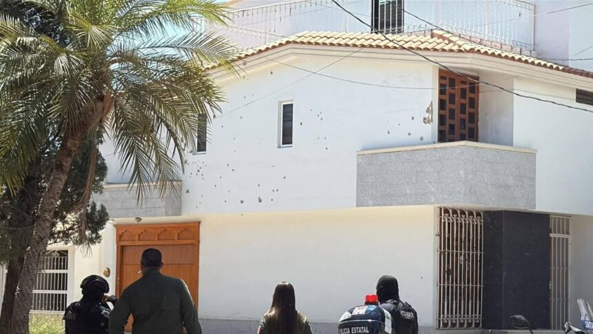Atacan a balazos casa ligada a Ruben Rocha Moya en Culiacán