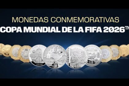 Banxico presenta las monedas conmemorativas del Mundial 2026